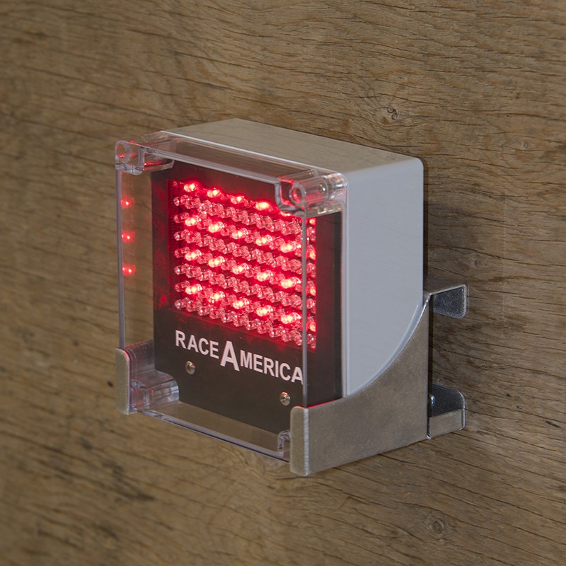 Indoor karting safety light cube