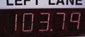 Race Track Scoreboard - Portable 8-Inch Vertical